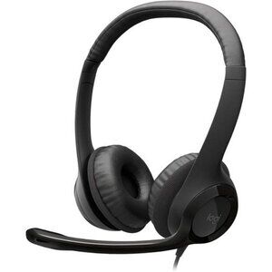 Logitech H390 Wired Headset for PC/Laptop Stereo Headphones with Noise Cancelli